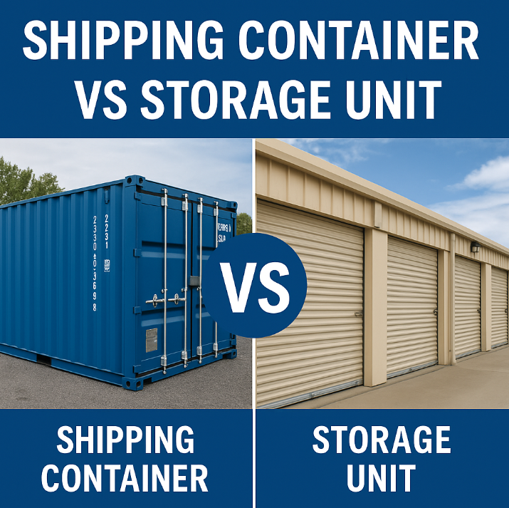 Shipping Container vs Storage Unit